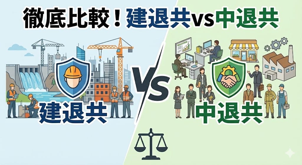 建退共vs中退共