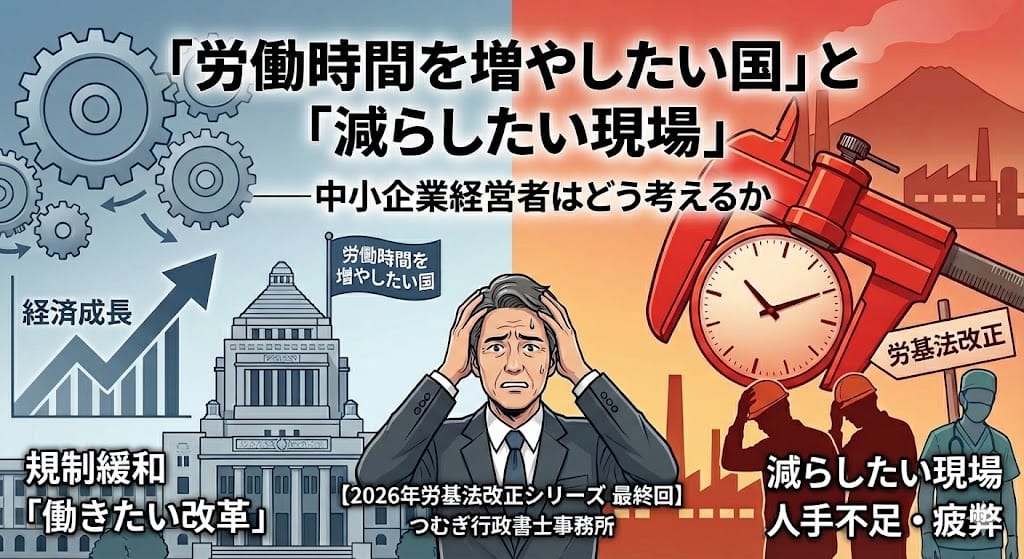 【人材関連】【2026年労基法改正コラム】高市政権の労働時間規制緩和と「働き ...