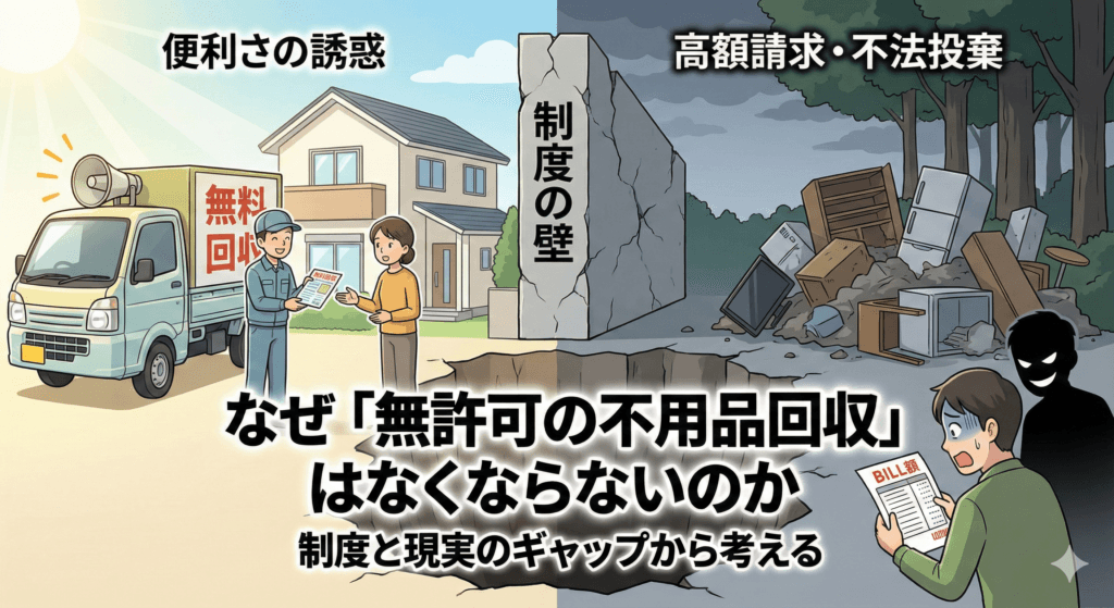 無許可不用品回収業者