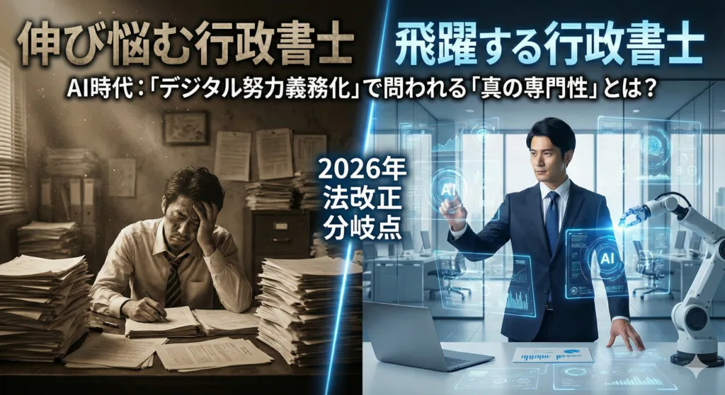 AI対応で飛躍する行政書士