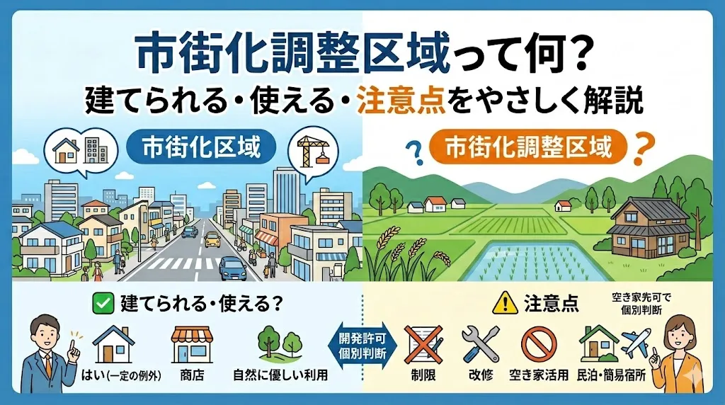 市街化調整区域って何？
